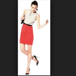 Diane von Furstenberg Parquet Zipper Combo Dress